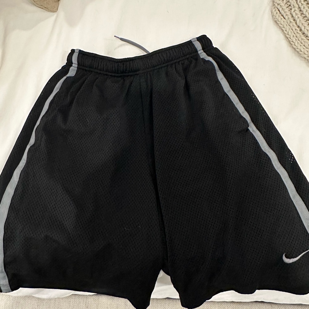 Large black Nike shorts